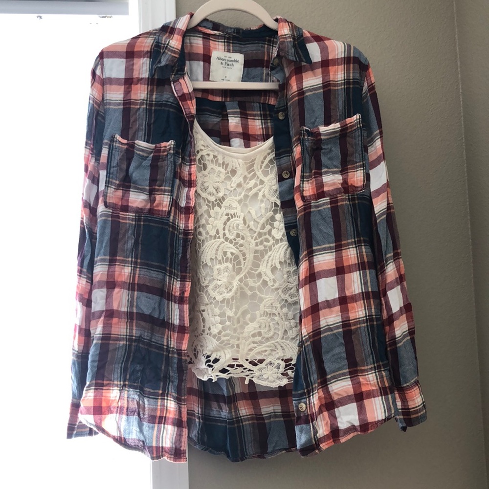 Plaid Flannel. Abercrombie and Fitch Small